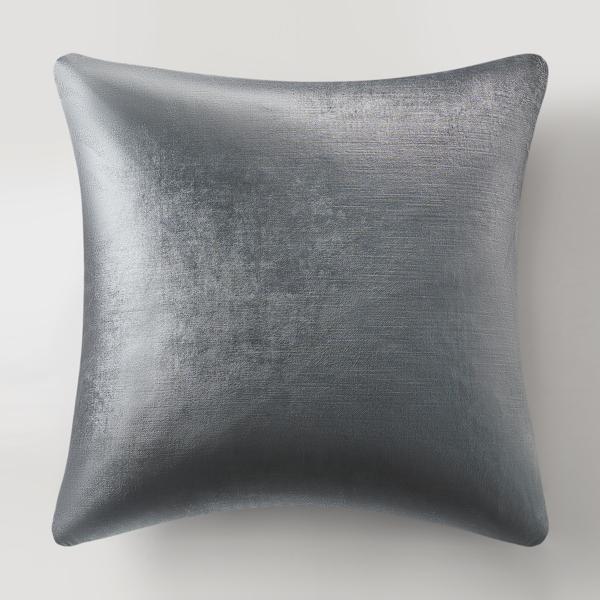 Glisten Velvet Pillow 22" - Charcoal