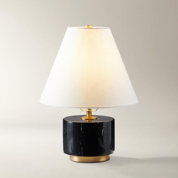 Arden Marble Table Lamp - Black