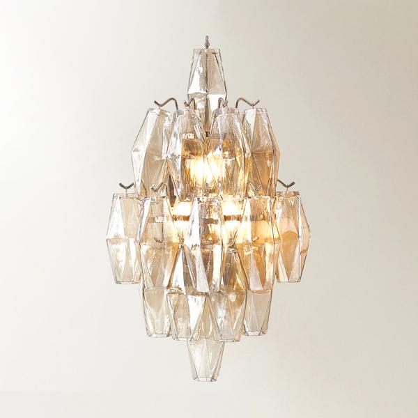 Cosima Glass Sconce 19.75" - Champagne