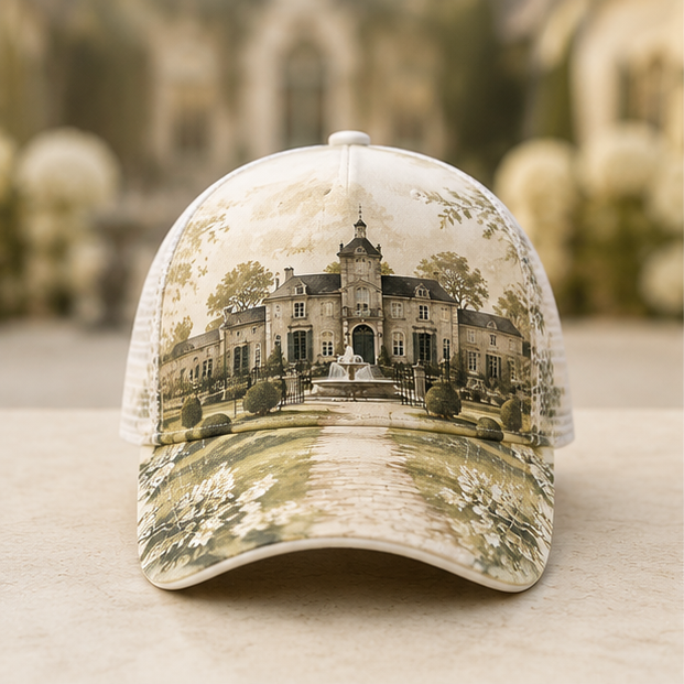 Vintage Estate Garden Trucker Hat product view 6