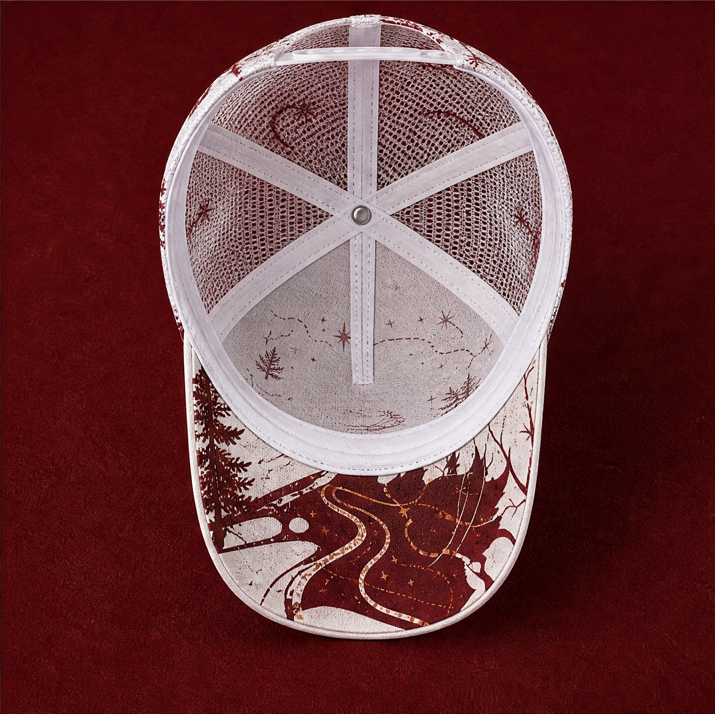 Night Trail Explorer Trucker Hat product view 4