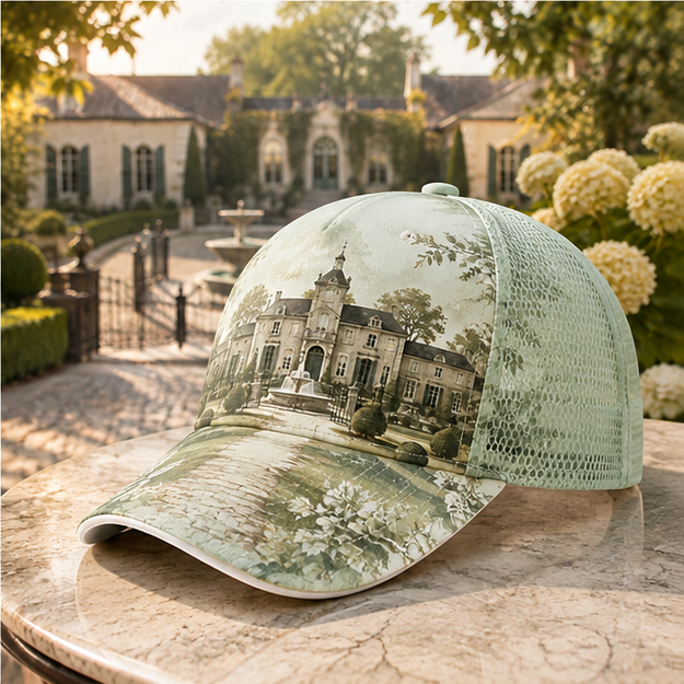 Vintage Estate Garden Trucker Hat product view 5