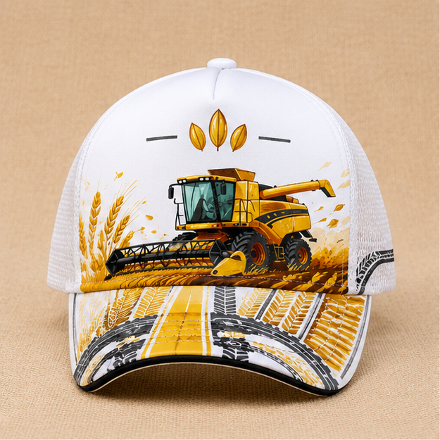 Golden Harvester Wheat Trucker Hat product view 6