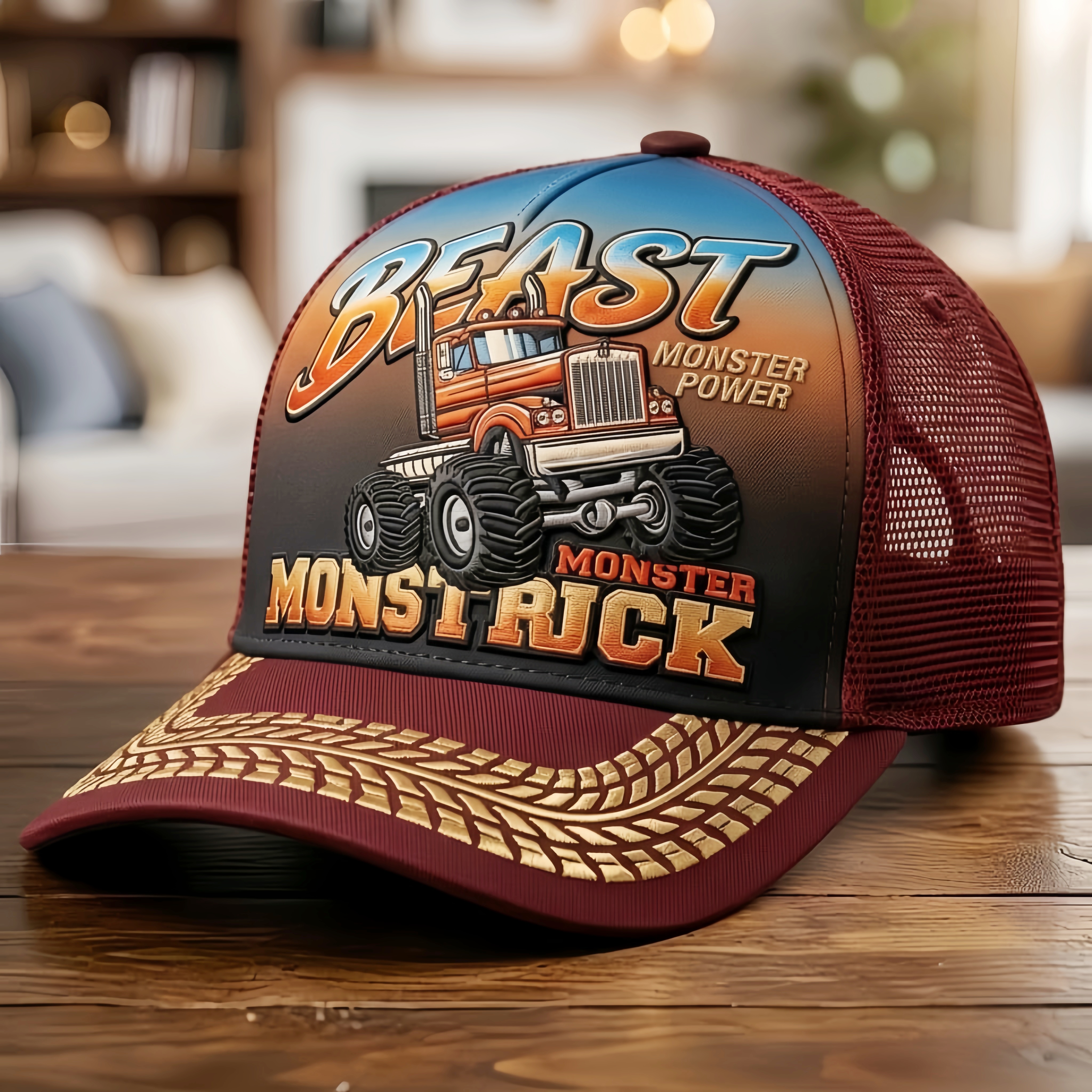 Beast Monster Power Trucker Hat