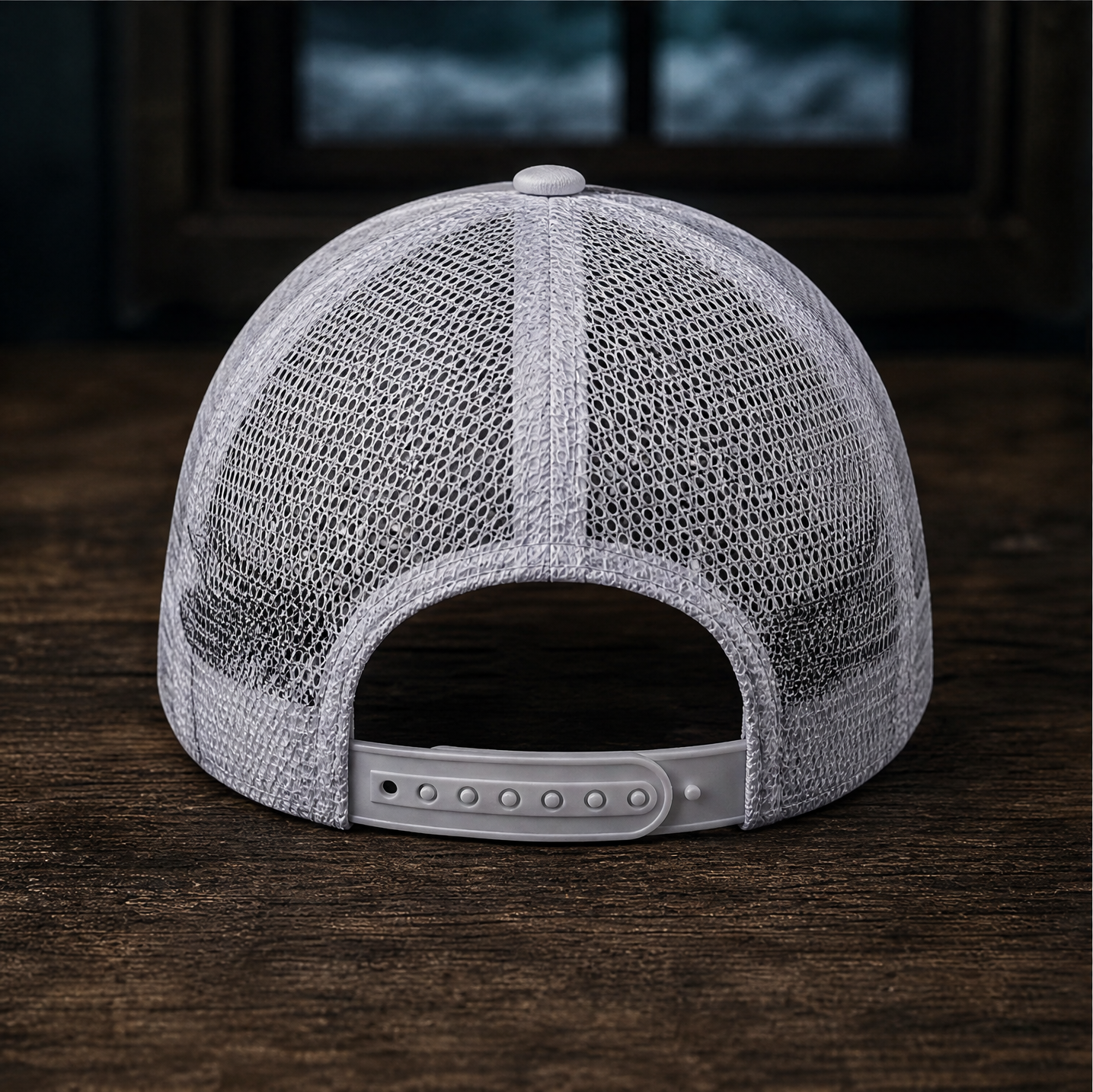 Nautical Octopus Waves Trucker Hat product view 3