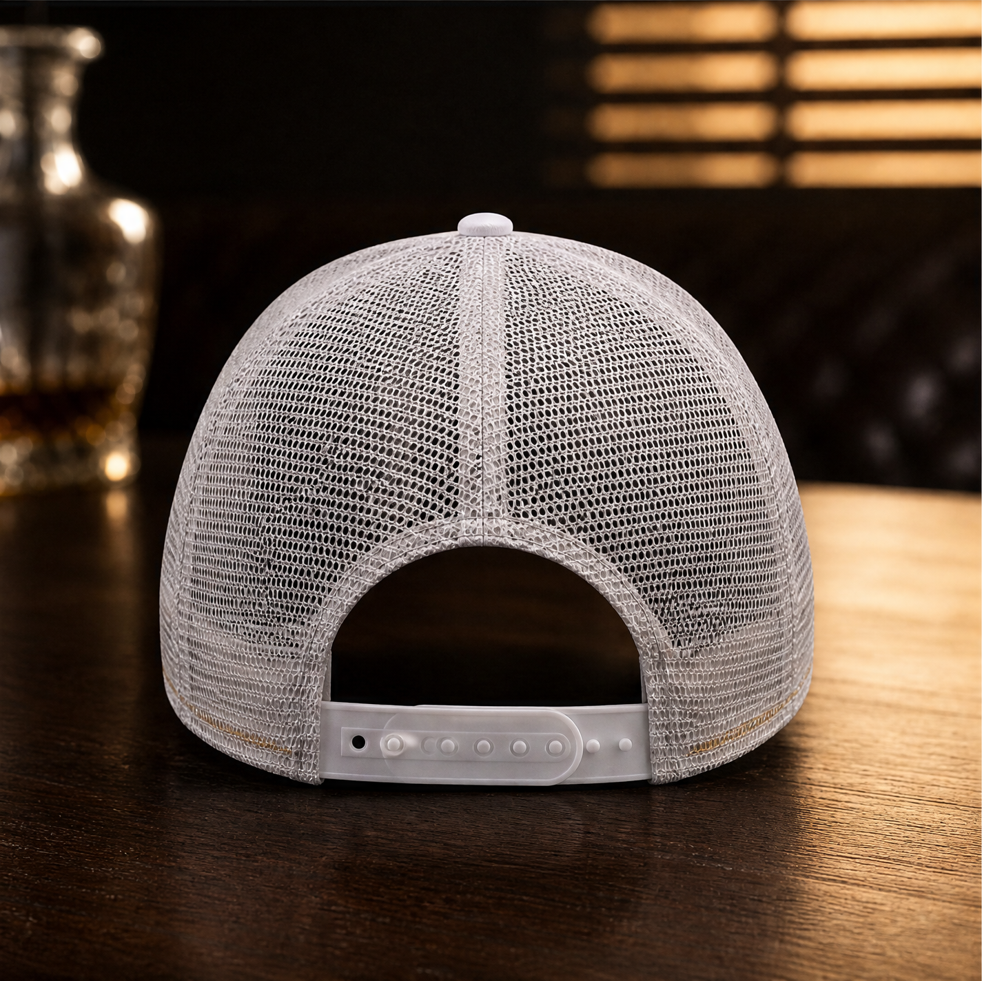 Noir Scene Graphic Trucker Hat product view 3