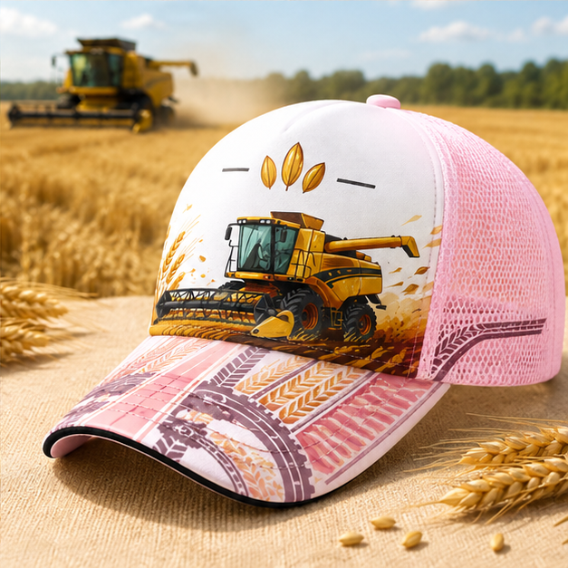 Golden Harvester Wheat Trucker Hat product view 5