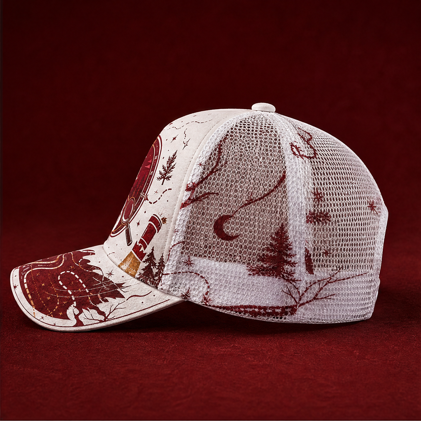 Night Trail Explorer Trucker Hat product view 2