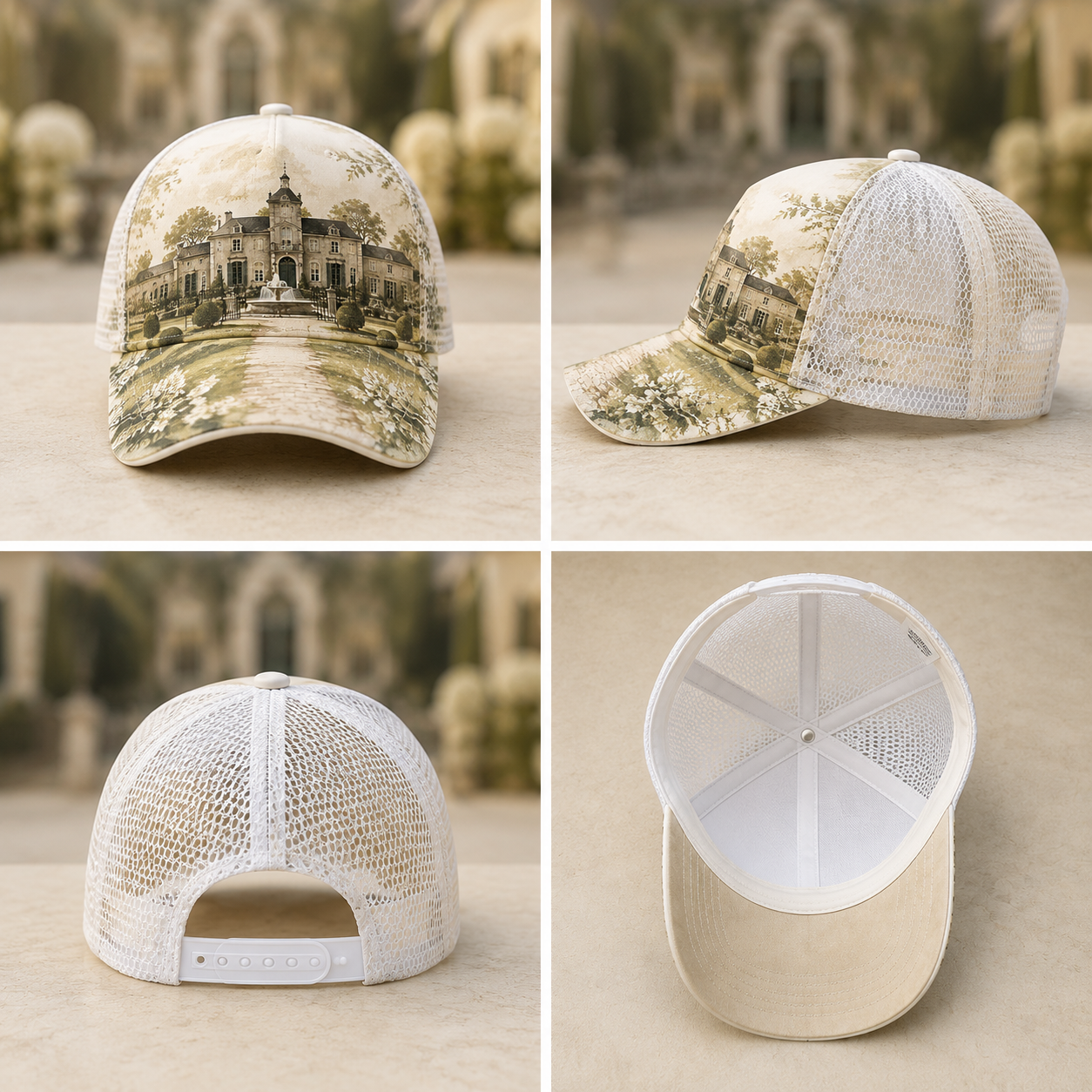 Vintage Estate Garden Trucker Hat product view 10