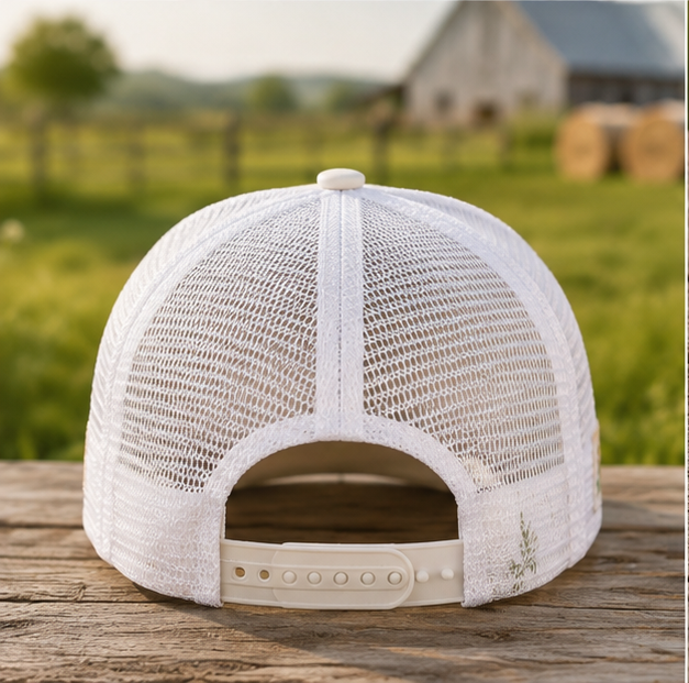 Sheep Meadow Floral Trucker Hat product view 8