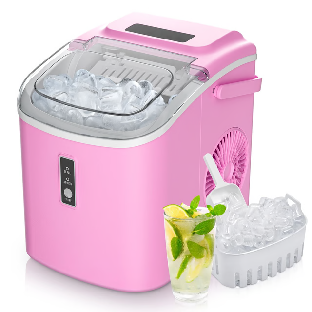 Premium Compact Ice Maker with Fast Cycle & Auto Clean Portable Countertop Ice Machine