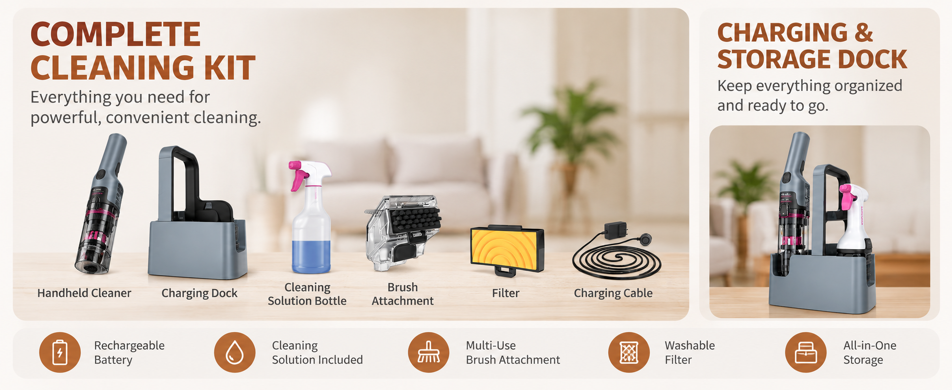 Spray Scrub Extract Stain Cleaning