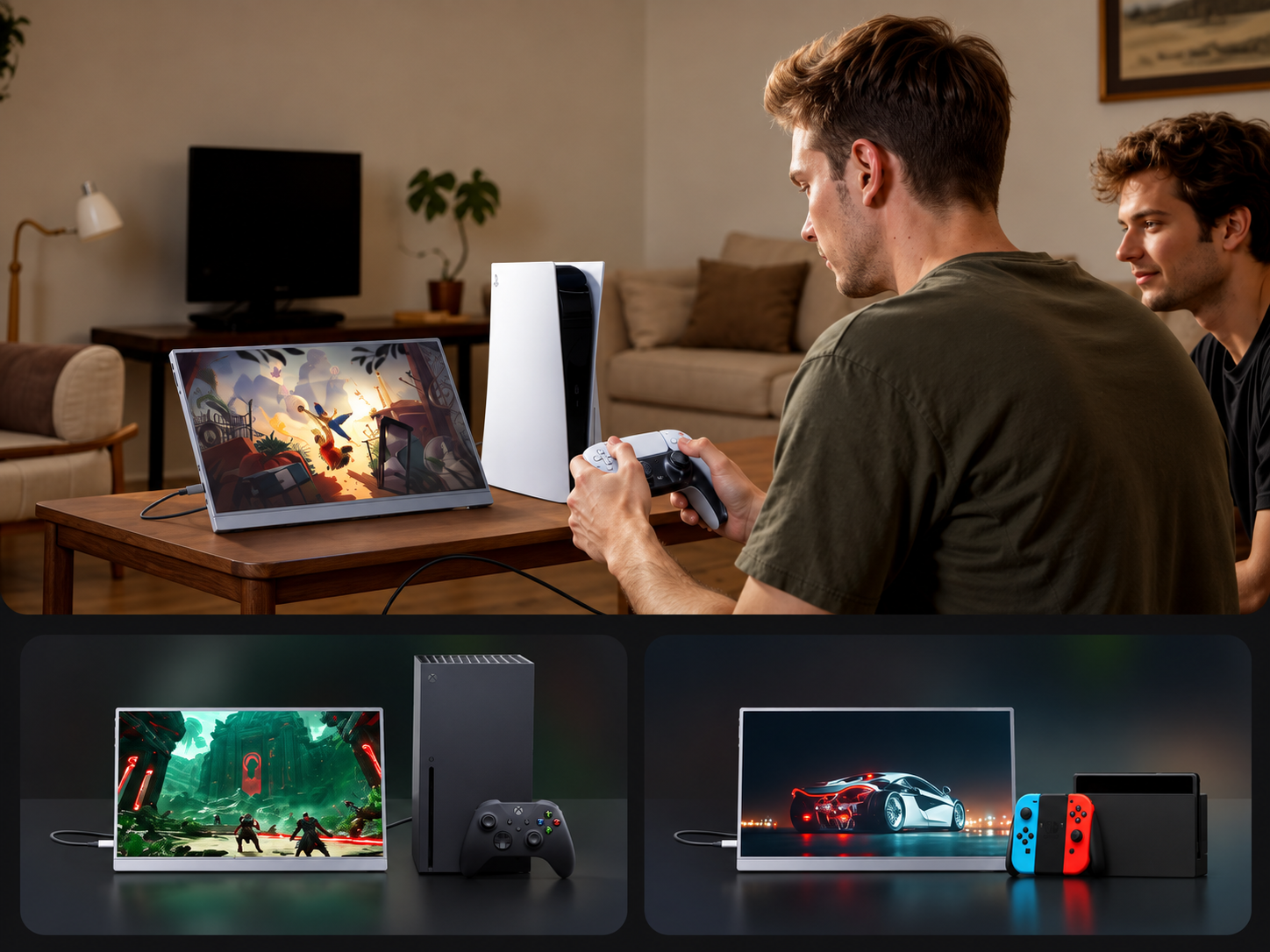 Portable monitor design