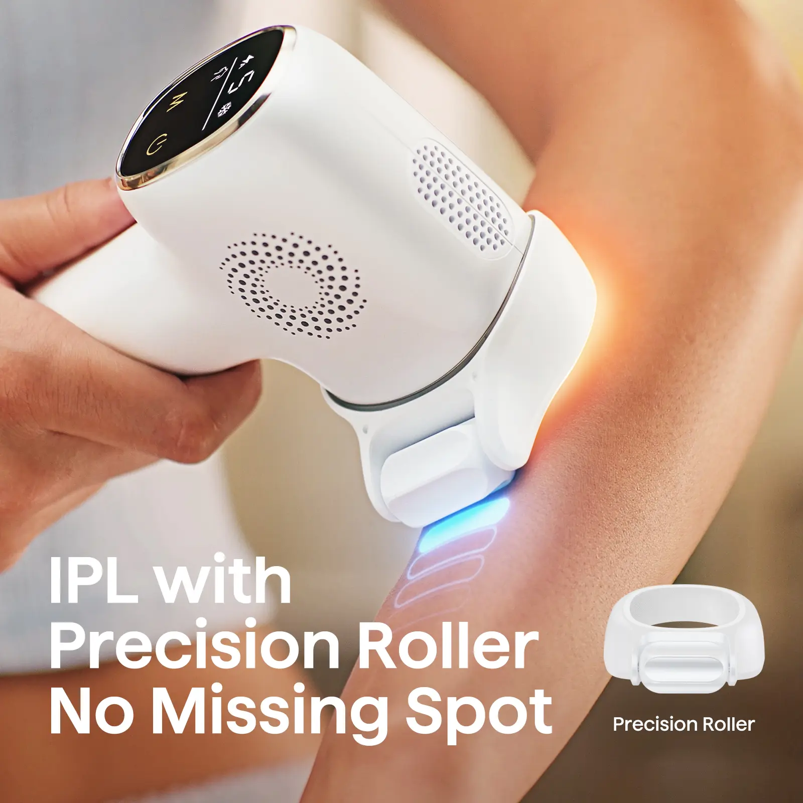 Hair Removal with Ice Cooling