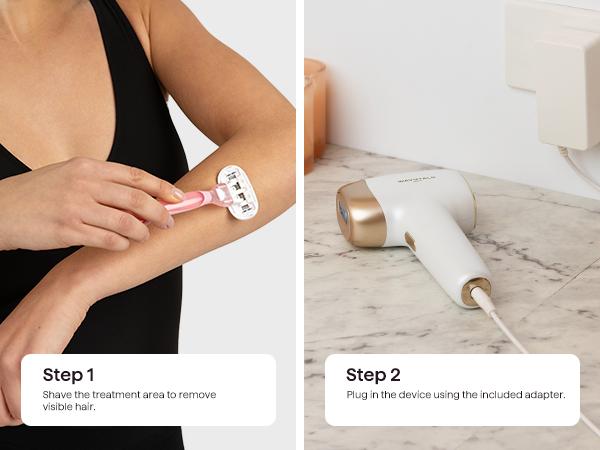 Wavytalk Bare It IPL Hair Removal with Ice Cooling, 3 Modes & 24J Dual-Pulse for Salon-Level Results on Face, Body & Bikini, Painless & Precise