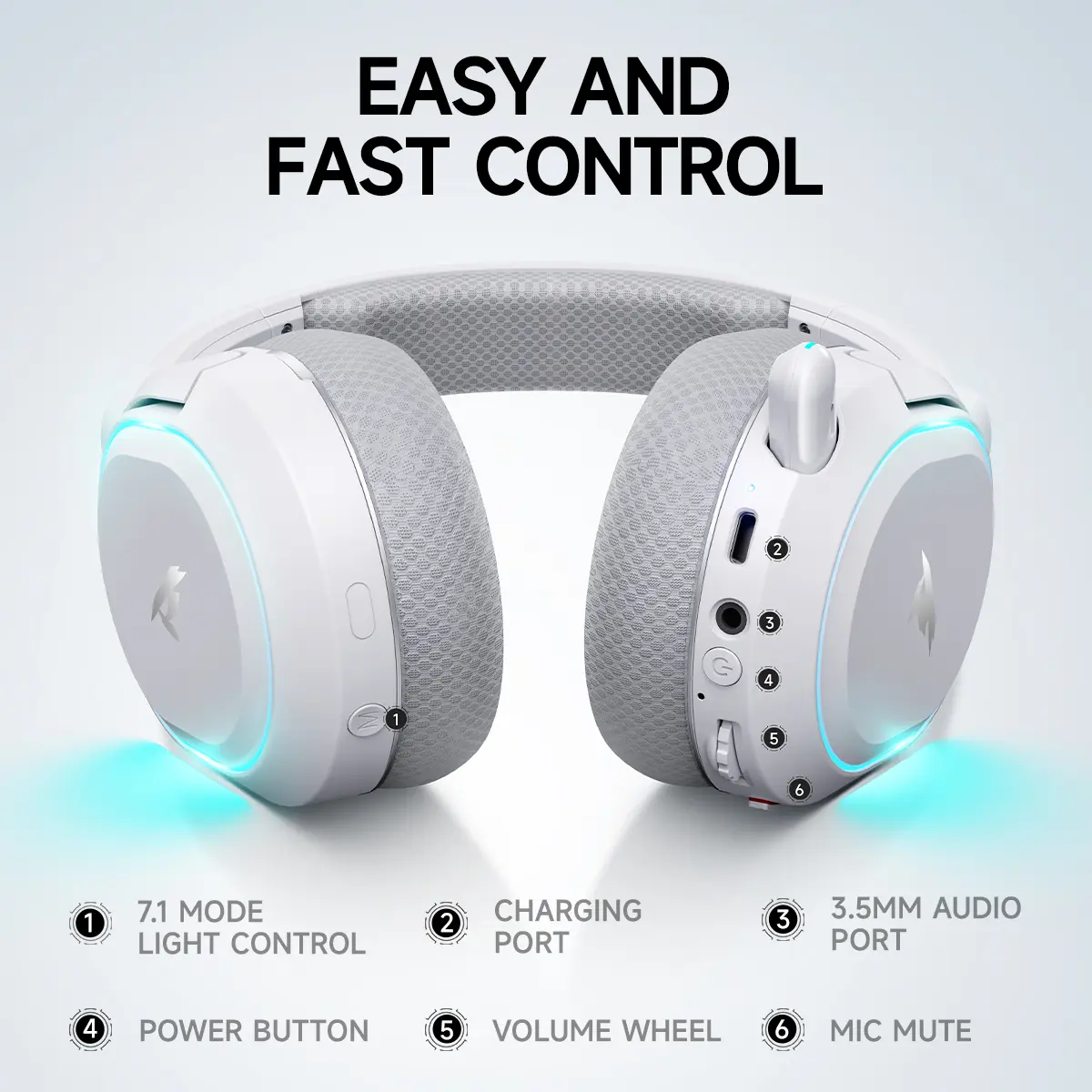G2 Bluetooth Gaming Headset, 7.1 Surround