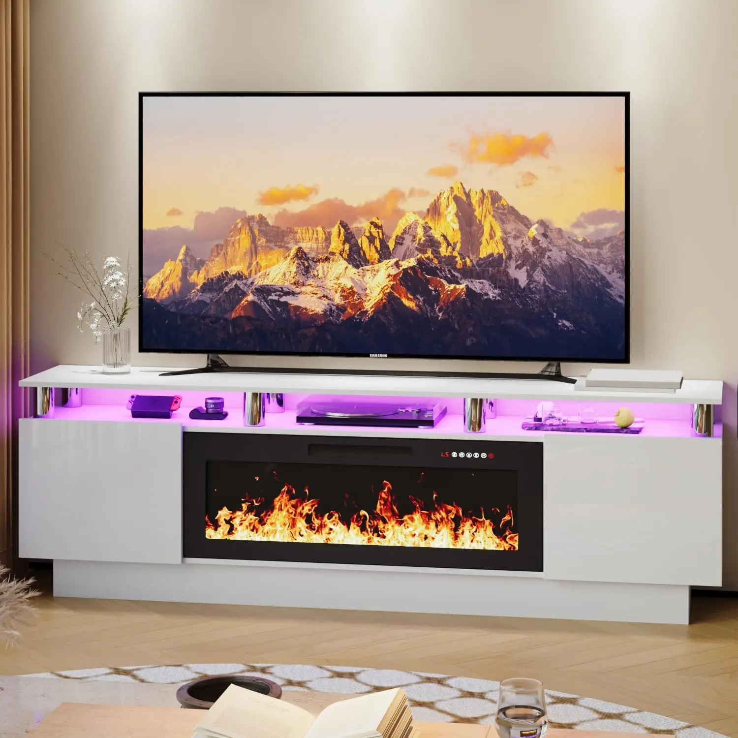 Fireplace TV Stand
