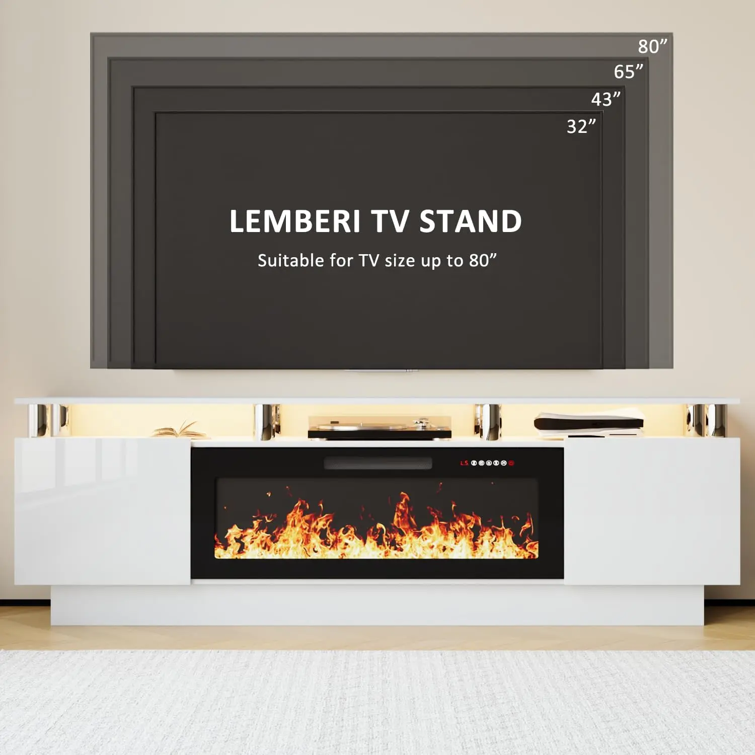Fireplace TV Stand
