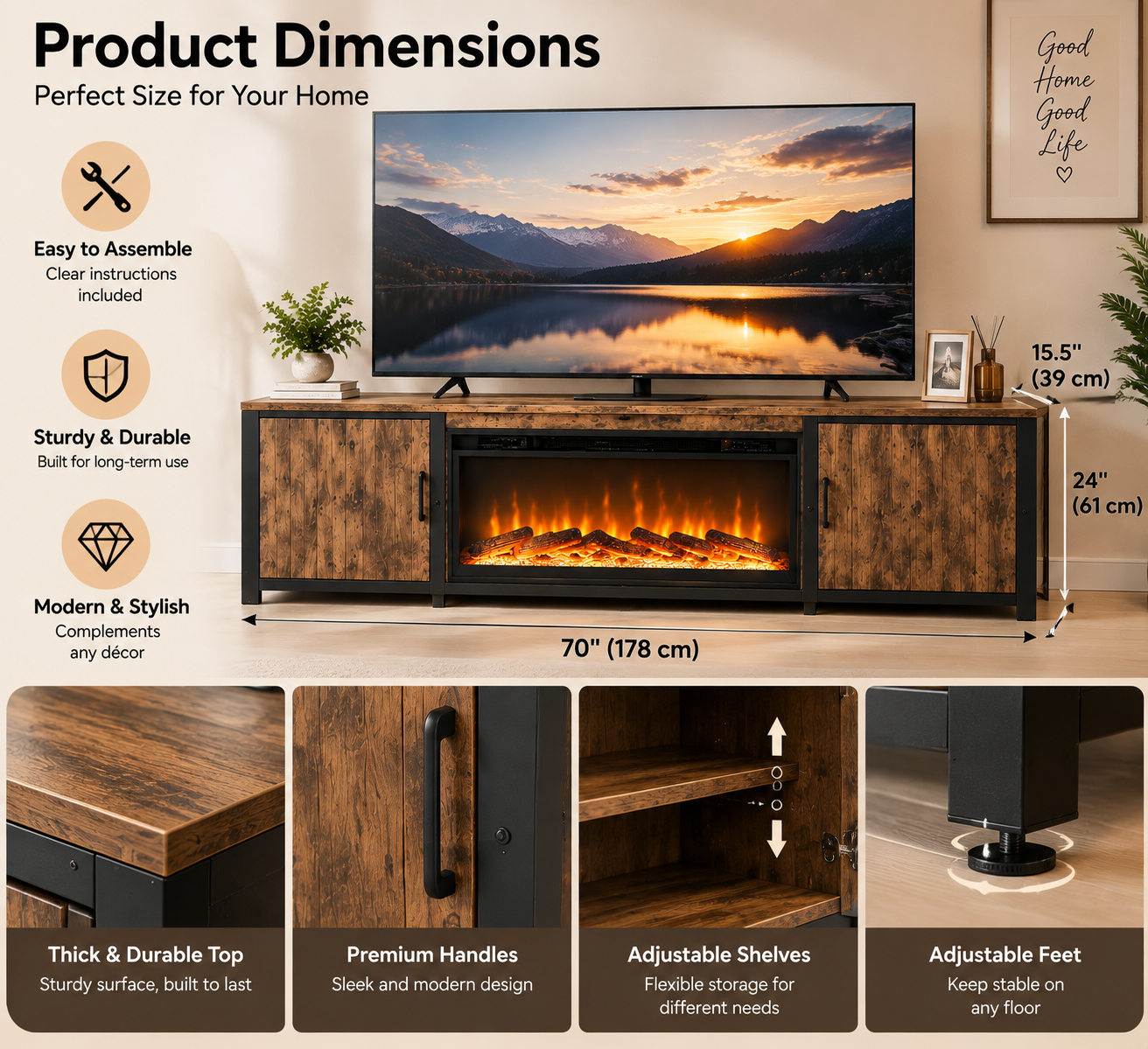 TV Stand Cable Management