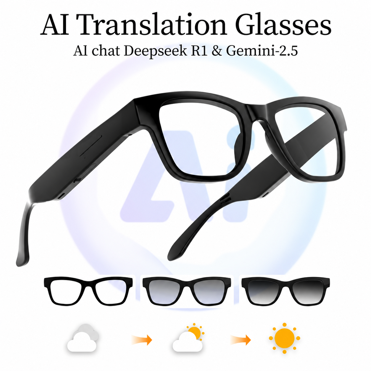 AI Interpretation Smart Glasses Bluetooth