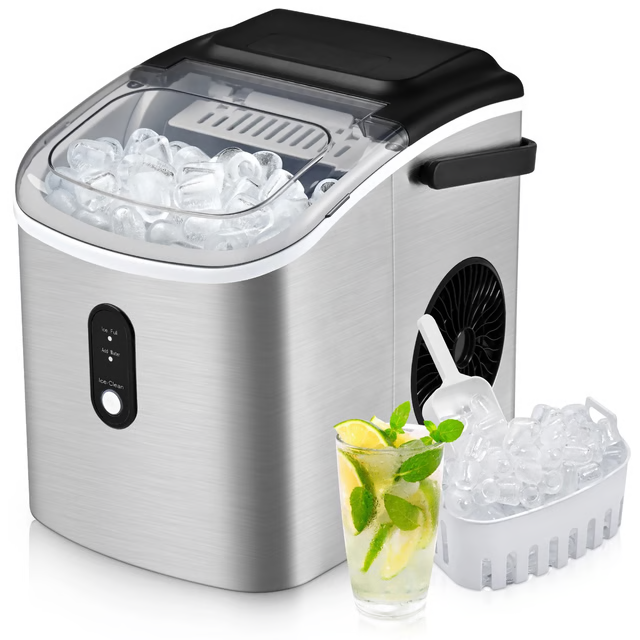 Premium Compact Ice Maker with Fast Cycle & Auto Clean Portable Countertop Ice Machine