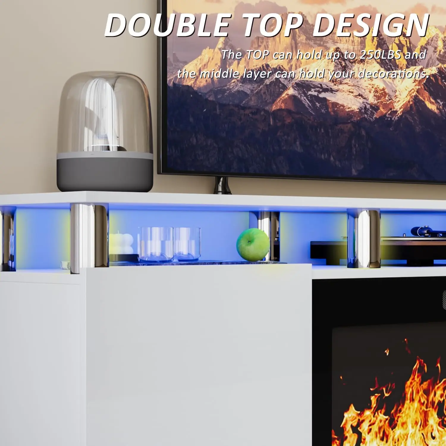 Fireplace TV Stand