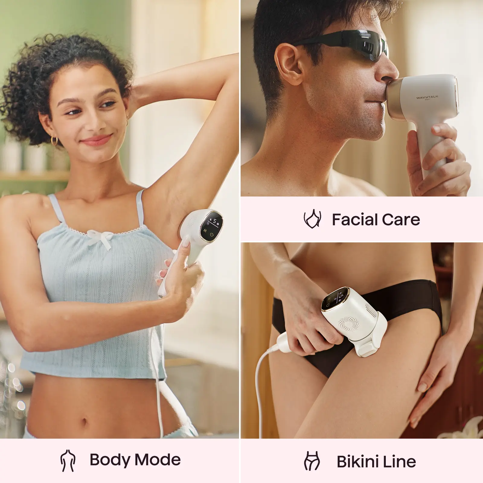 Hair Removal with Ice Cooling