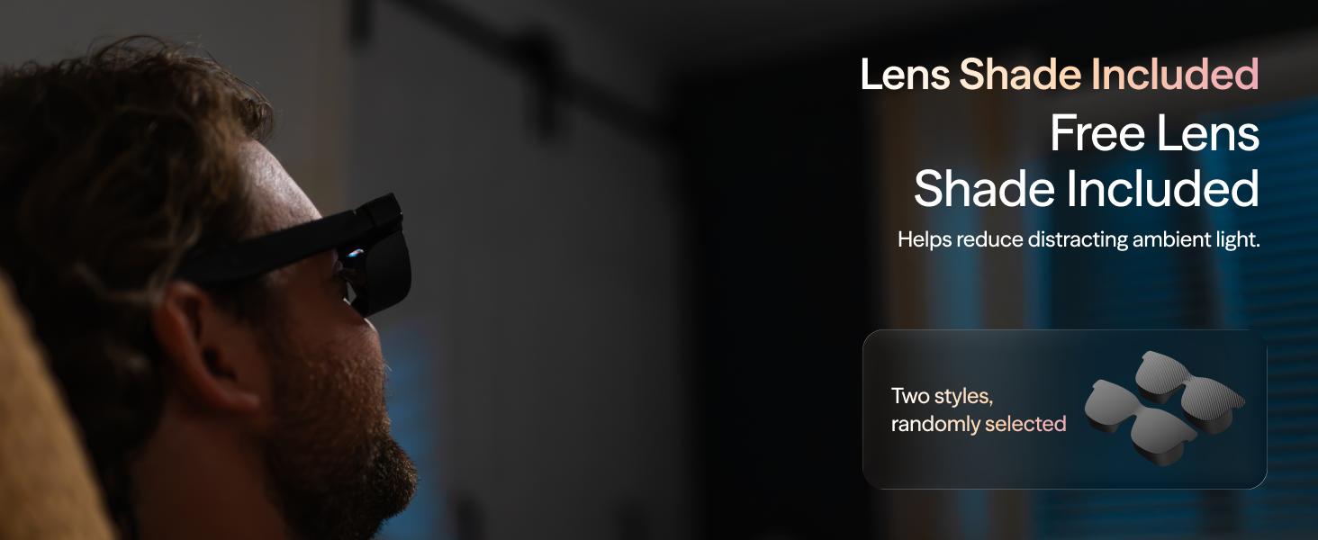 XR smart glasses comfort feature