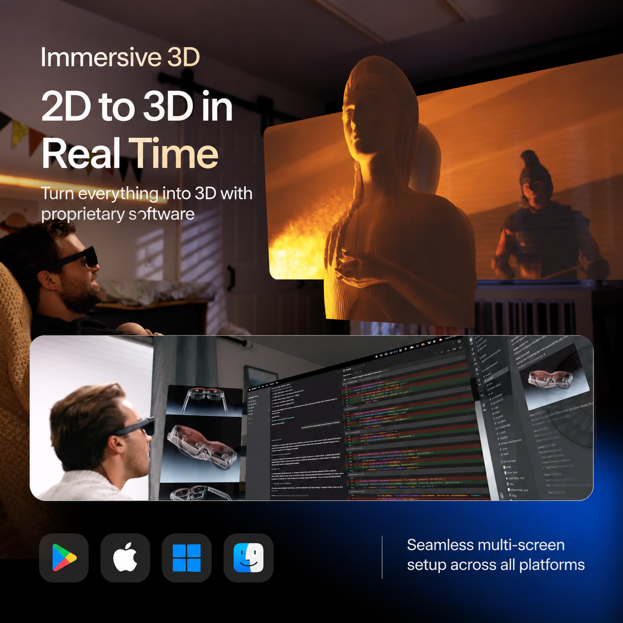 VITURE Pro 2 XR AR Smart Glasses