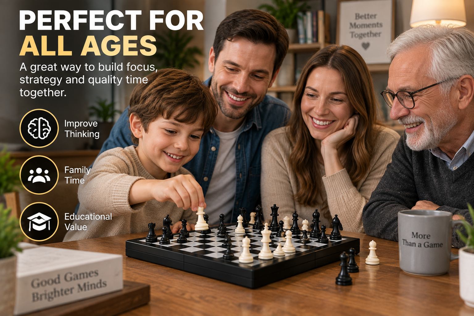 Magnetic chess set