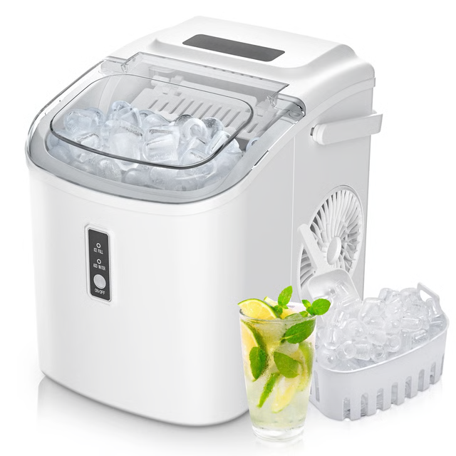 Premium Compact Ice Maker with Fast Cycle & Auto Clean Portable Countertop Ice Machine