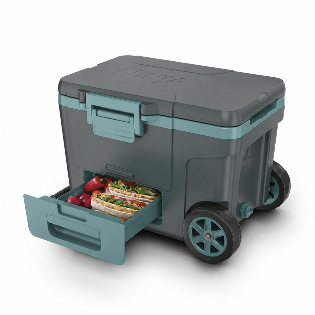 NJ FrostVault™ 45qt Wheeled Cooler with Dry Zone