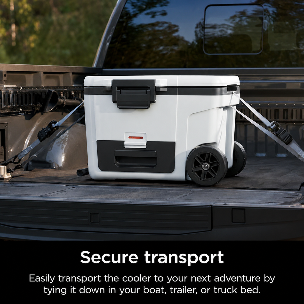 NJ FrostVault™ 45qt Wheeled Cooler with Dry Zone
