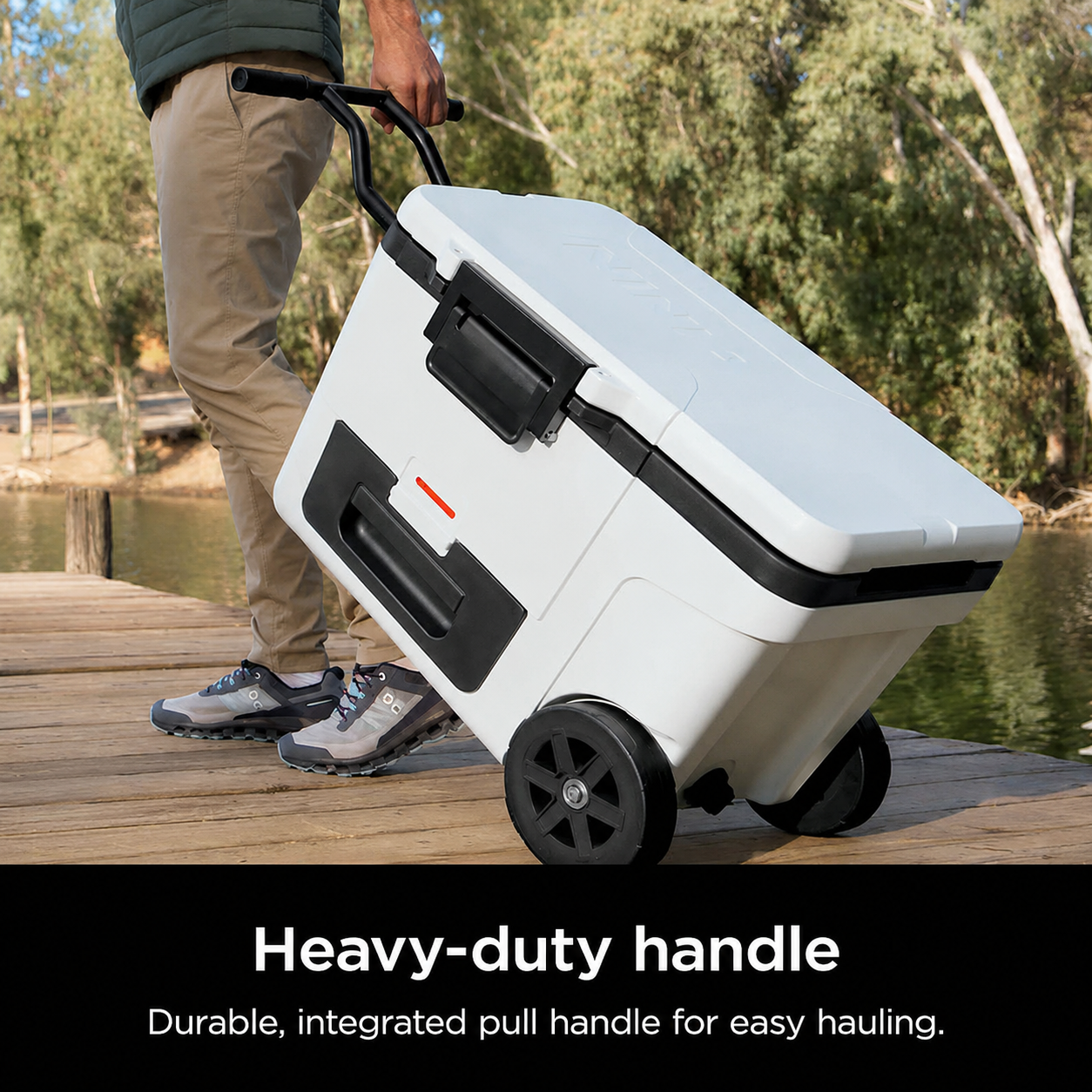 NJ FrostVault™ 45qt Wheeled Cooler with Dry Zone