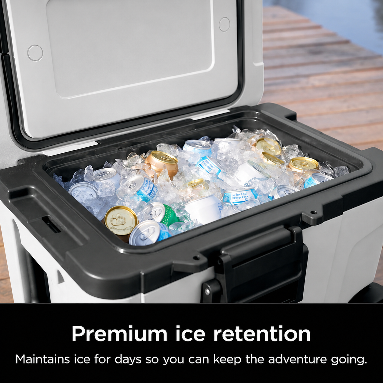 NJ FrostVault™ 45qt Wheeled Cooler with Dry Zone