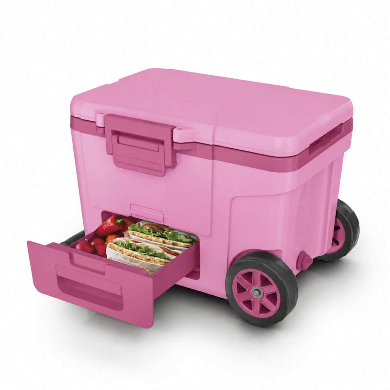 NJ FrostVault™ 45qt Wheeled Cooler with Dry Zone