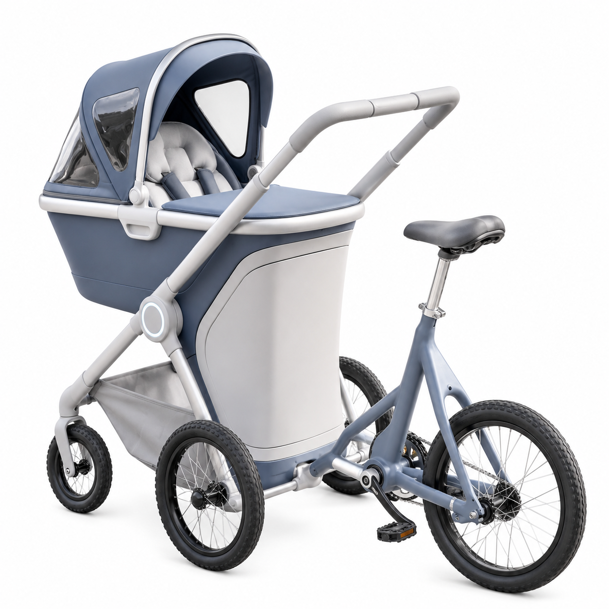 2-in-1 Stroller & Bicycle – One Smart Ride for Every Family