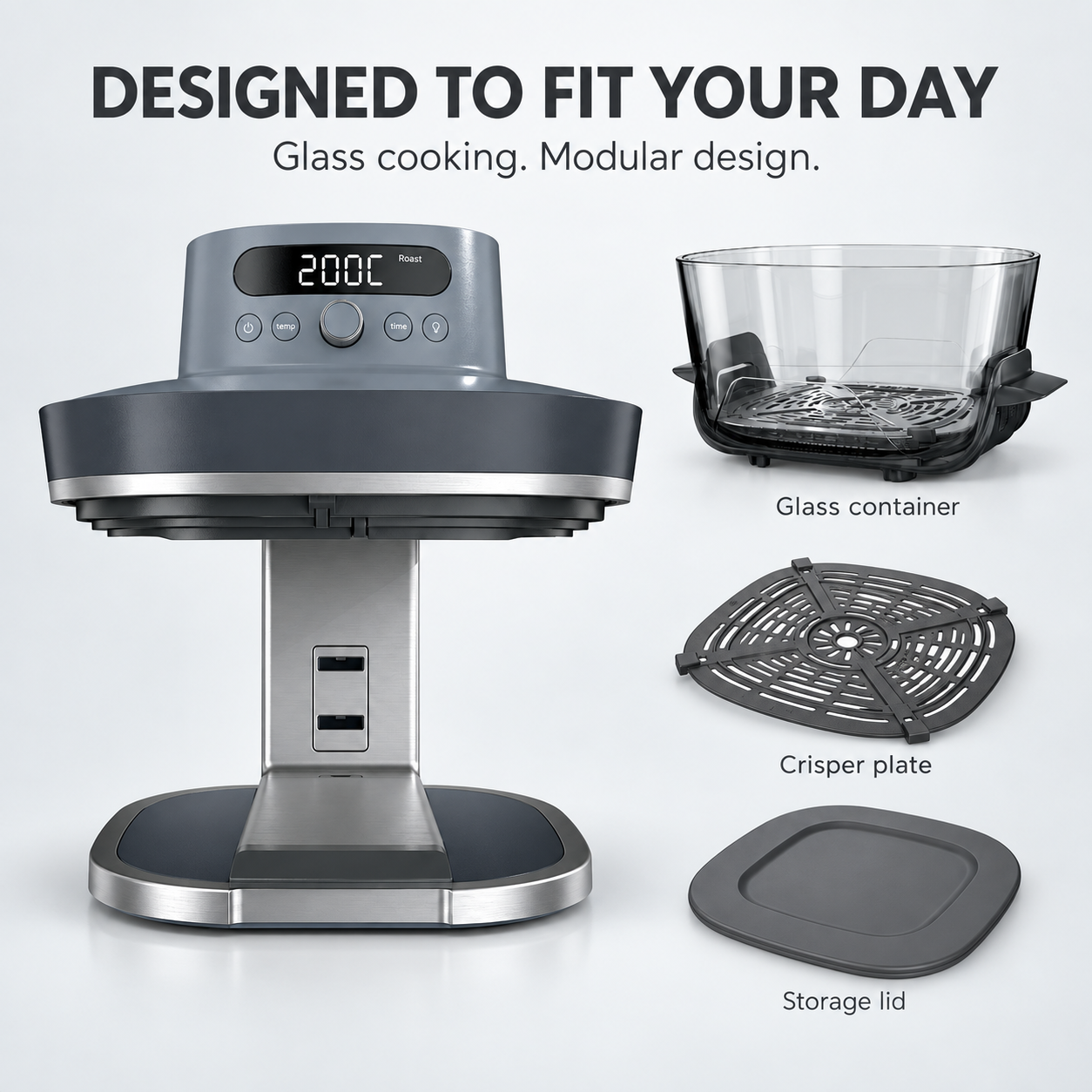 Pro 6-in-1 Glass Air Fryer – Final Clearance, Huge Savings While Stock Lasts