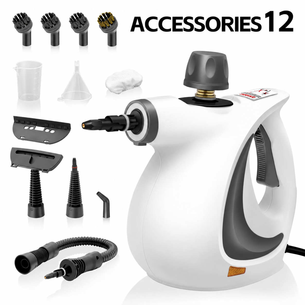 Redhut Portable Handheld Steam Cleaner, 12 Accessories