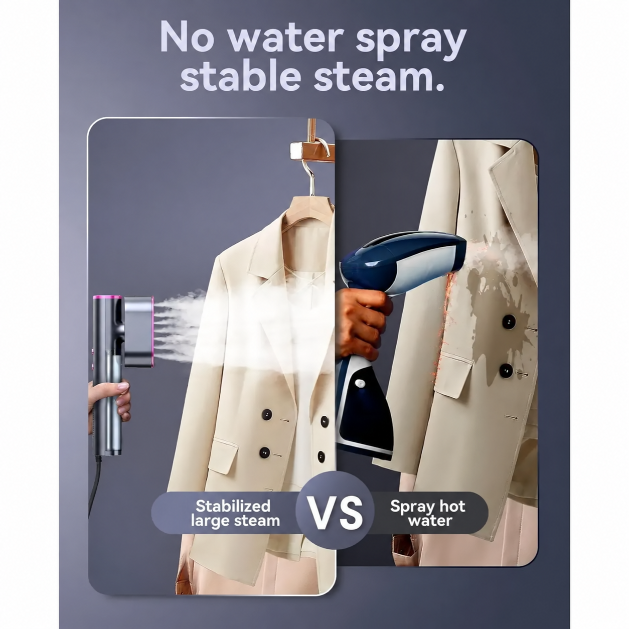 Jack & Rose Garment Steamer Iron 2 in 1