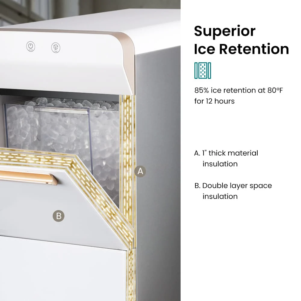 Household V2.0 Countertop Nugget Ice Maker Machine for Home