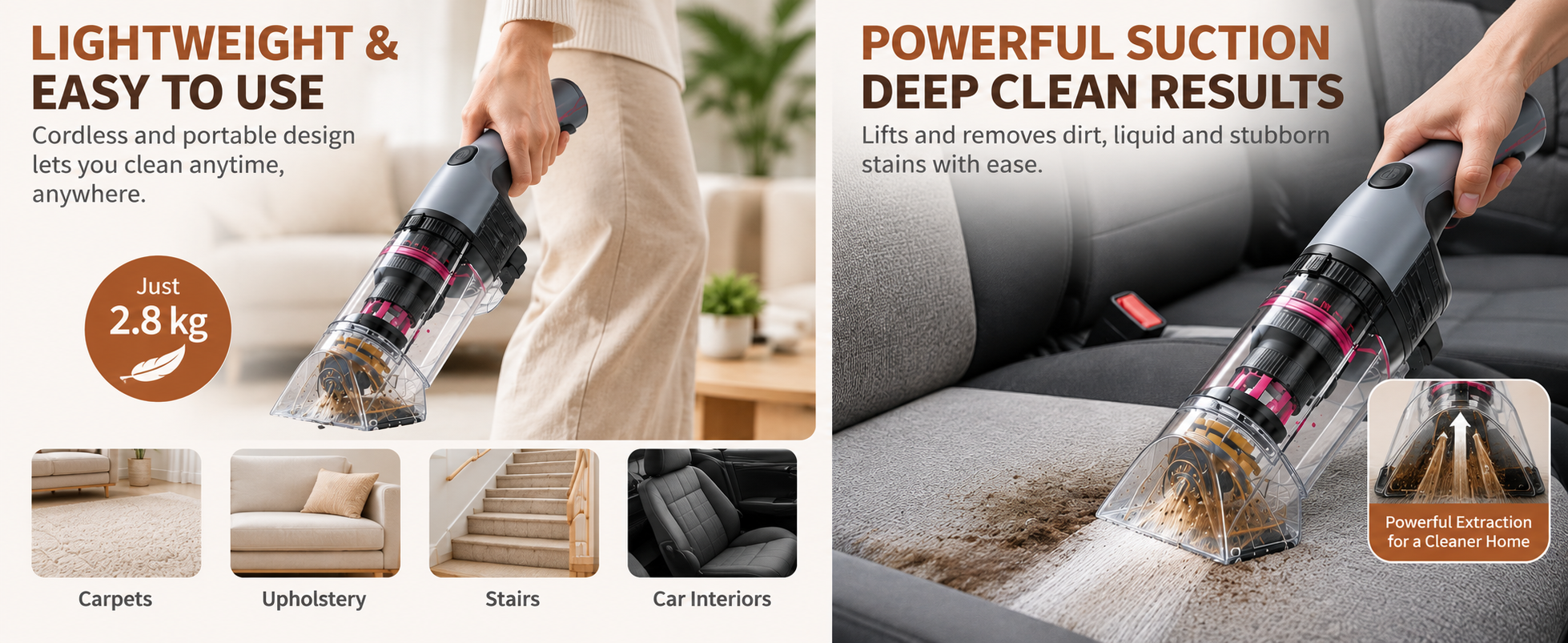 Lightweight Portable Stain Cleaner