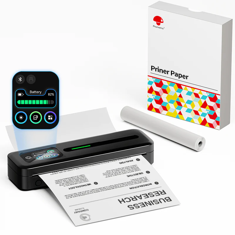 Phomemo Thermal Portable Printer M832D Upgraded Direct Touchscreen