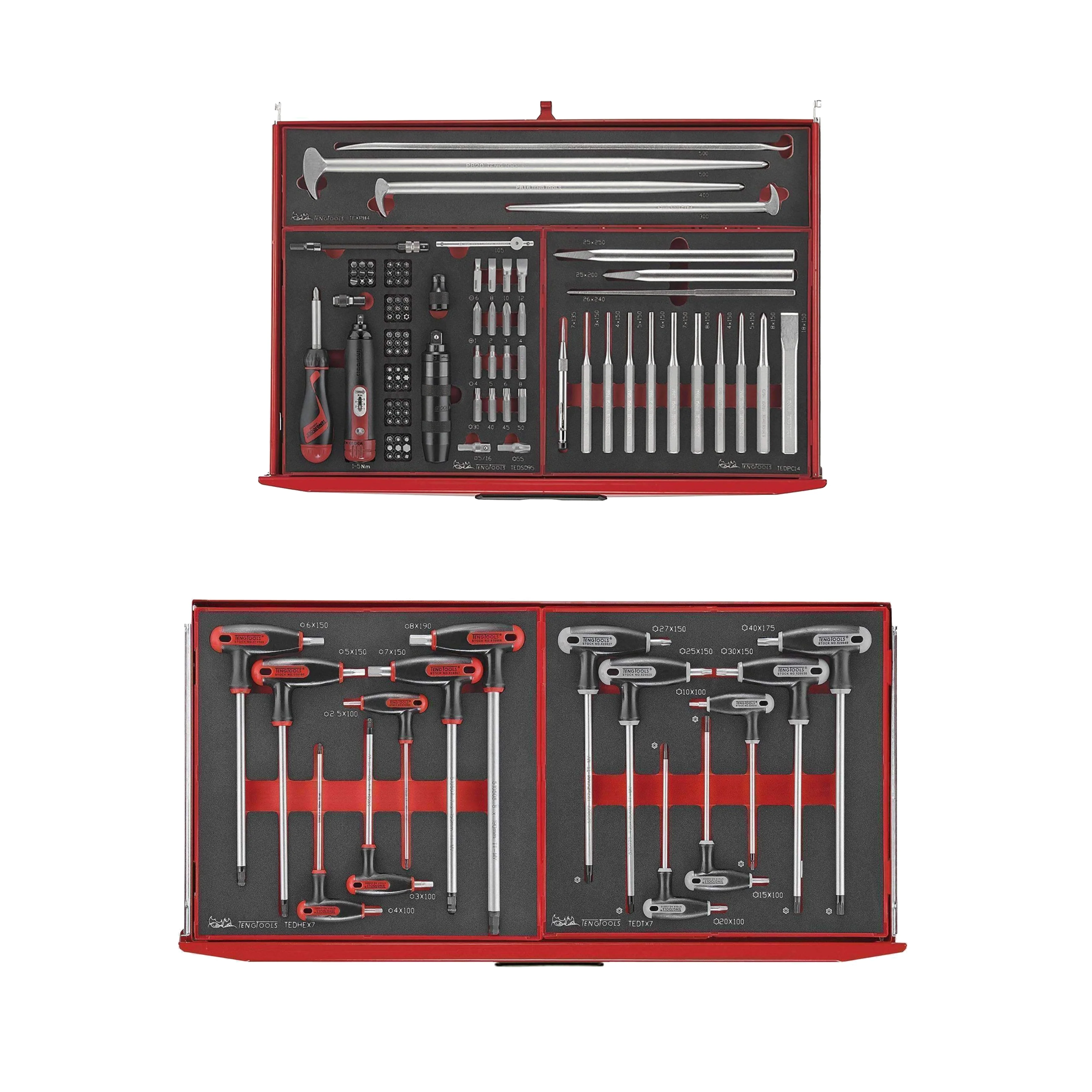 417 Piece Complete Mixed EVA Foam Hand Tool Kit - TCEMM417N
