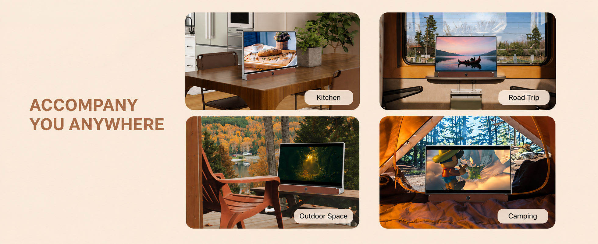 Portable Display Lifestyle Design
