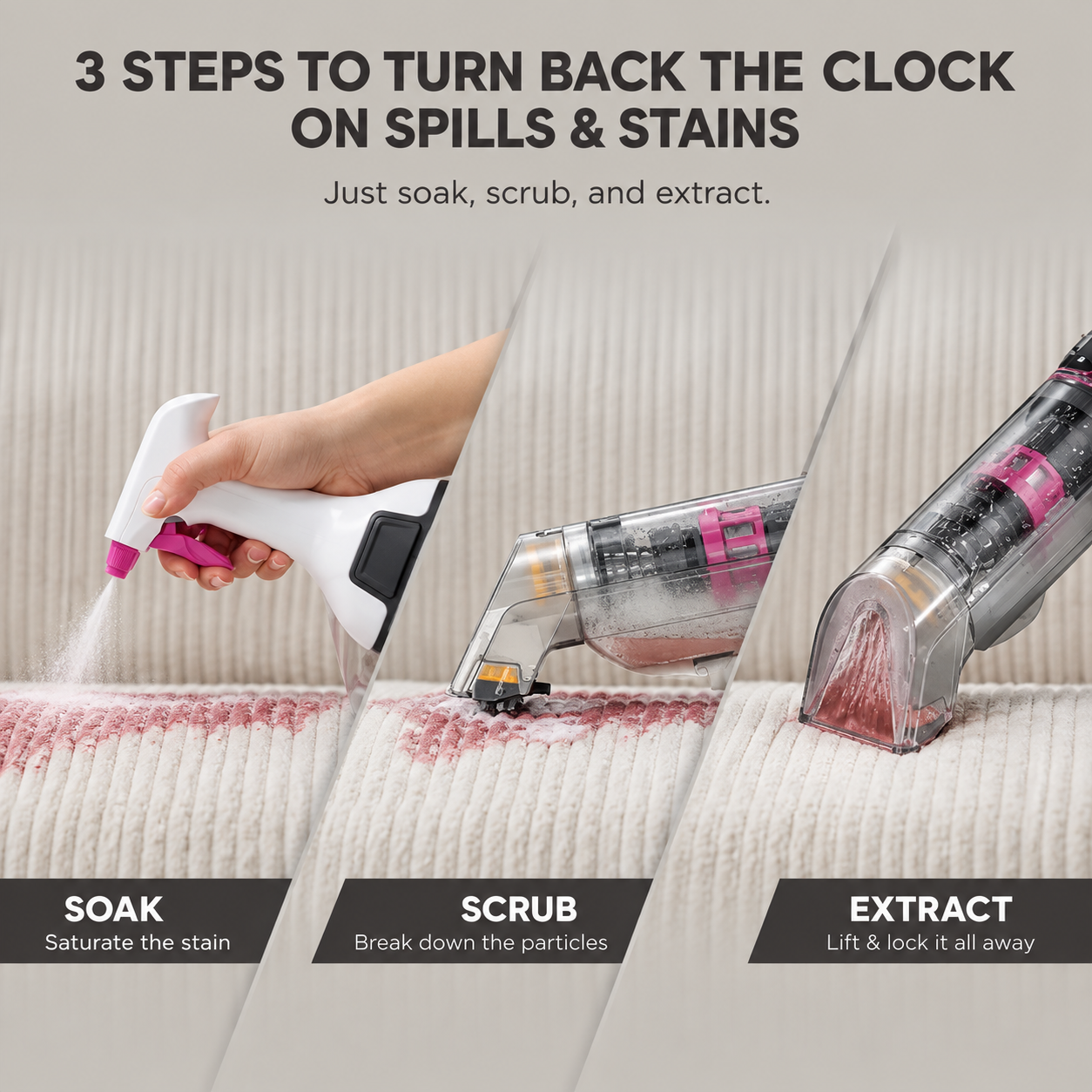 Cordless Portable Stain Cleaner HX104