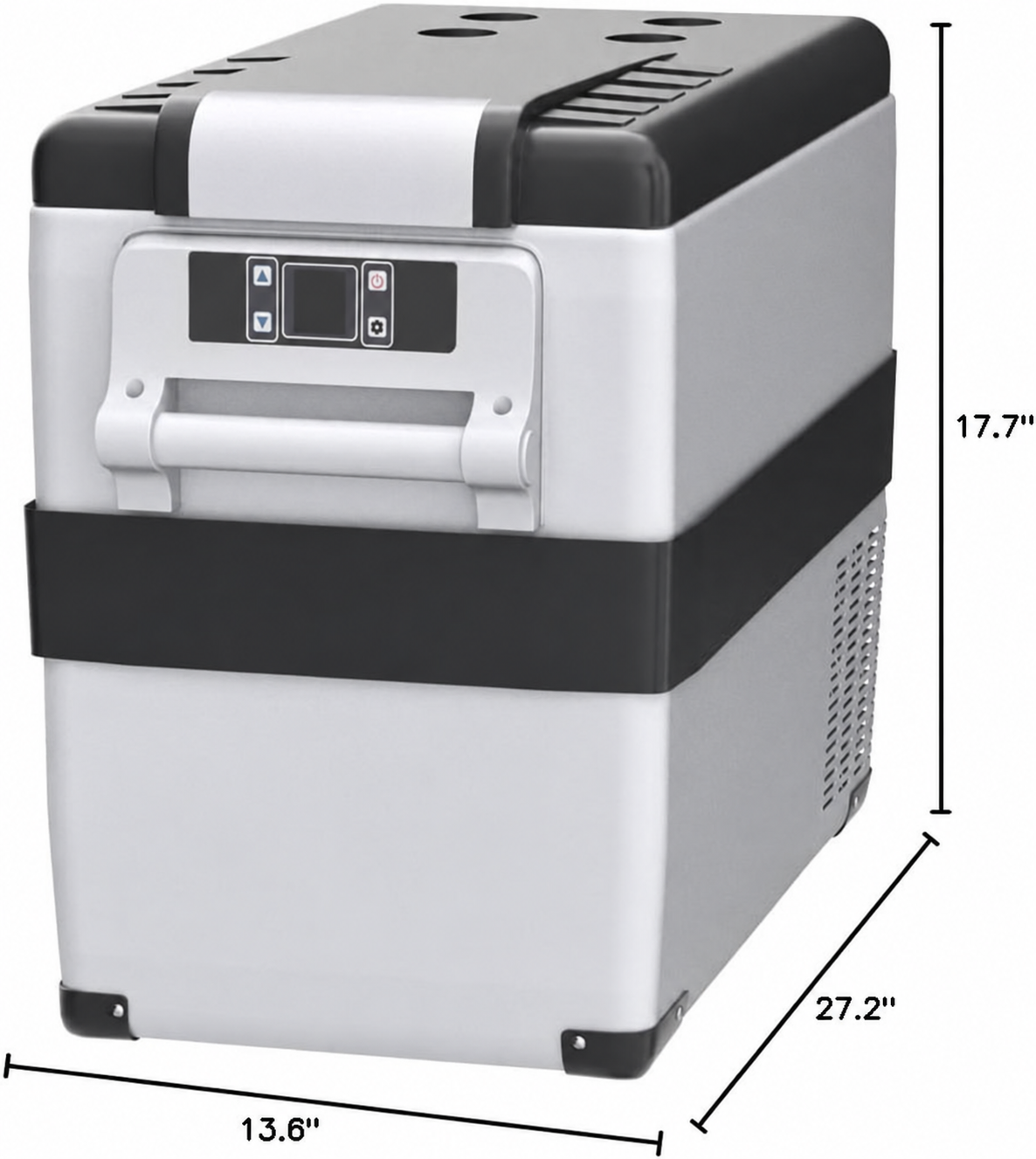 48QT portable refrigerator dimensions
