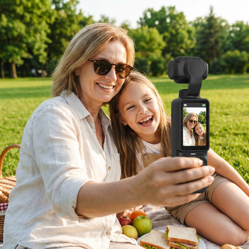 📸✨【Limited Edition - 50% Off】Pocket Camera with Flip-Up Screen - Take Perfect Selfies📱💄 and Share Them Instantly, No Need to Edit Them