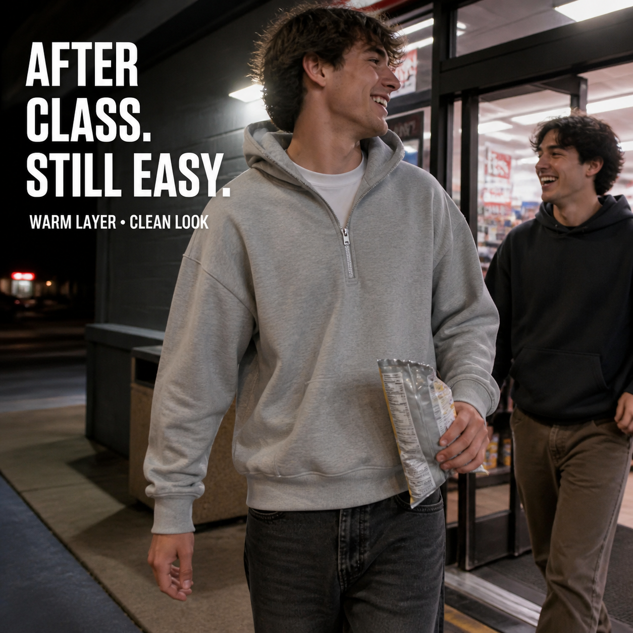 Unisex Solid Half-Zip Hoodies 8-Pack - restored FYP after class