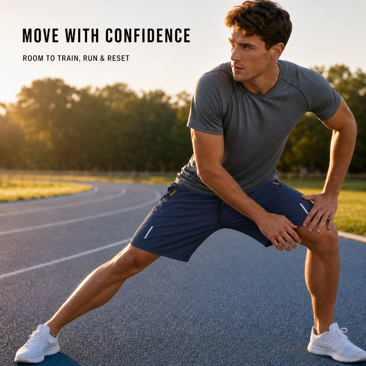 Men's Reflective Zip-Pocket Athletic Shorts Packs - gallery 01 movement